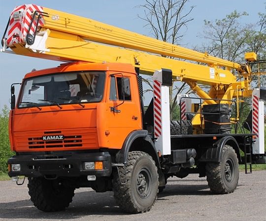 Аренда автовышки в Евпатории и  Республике Крым